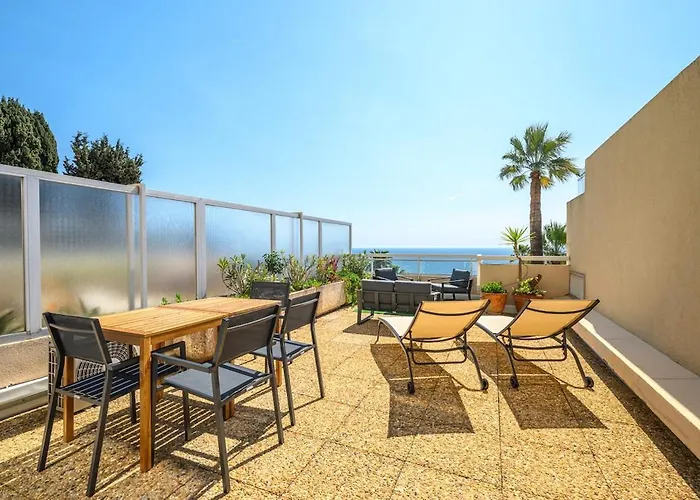 L\'Horizon - Vue Mer - Terrasse - Parking Prive - Calme